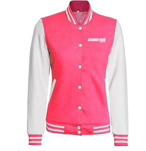 Fabricant OEM Veste universitaire à manches longues personnalisée pour femmes, uniforme de baseball pour femmes, vestes universitaires pour l'hiver - Product Image 4