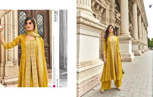 Esta ropa festiva Navratri Ropa Étnica tradicional y diseñador moderno de moda impresionante colección de Salwar Kameez / Anarkali - Product Image 2