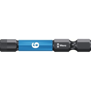 <b>Screwdriver</b> Bit Set WERA 840/4 IMP DC 6mm X 50mm 1/4" E6.3 Impact 5-Piece Box - Product Image 1