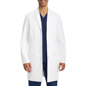 Bata de laboratorio blanca de manga larga personalizada, uniformes médicos de laboratorio, bata de laboratorio blanca para hombres, adultos, profesional, blanco - Product Image 2