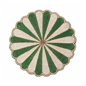 Nouveau set de table de fête de mariage en perles de verre vente en gros de sets de table ronds en perles de conception bohème pour table à manger - Product Image 3