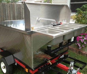 Carrito de Comida Móvil para Hot Dogs, Remolque de Catering, Quiosco, Puesto de Venta, Certificado por la NSF - Product Image 4