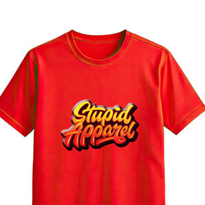 Meilleur fabricant de t-shirts à impression 3D de haute qualité pour hommes T-shirts pour hommes High Street Fashion Style Men Puff Print T Shirt - Product Image 2