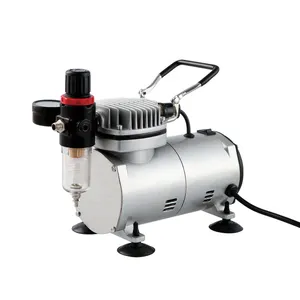 Airbrush Compressor TC-20B 1/6HP Piston Oil-free Air Pump without Airbrush with Auto Stop Function