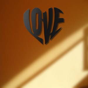 Décoration murale en métal noir de style moderne pour la maison - Product Image 3