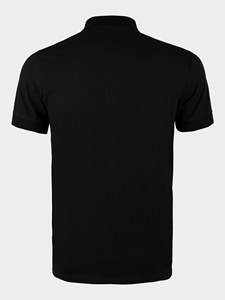 Camisetas Polo para Hombre, 95% Algodón, 5% Lycra, 180 GSM, Color Negro - Product Image 4