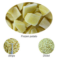 BANDES DE POMMES DE TERRE CONGELÉES DE QUALITÉ SUPÉRIEURE/TEXTURE CRISPY/PARFAIT POUR LES FRITES ET LES COLLATIONS