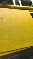 Bande d'acier antidérapante abrasive pour marches d'escalier en acier métallique