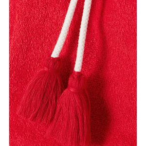 กางเกงขาสั้นผ้าเทอร์รี่เอวยางยืดมีพู่กางเกงขาสั้นลำลองใส่สบายสำหรับผู้หญิงใส่ในเลานจ์และฤดูร้อน - Product Image 4