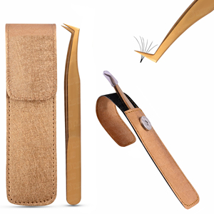 <b>Compact</b> Durable Stainless Steel Eyelash Tweezers New Arrival Beauty <b>Makeup</b> Tool for Personal Care Pointed for Eyebrow Volume - Product Image 1