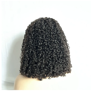Precio razonable Natural mejor puro trenzado Frontal encaje virgen pelucas de pelo con rizado encaje transparente - Product Image 1