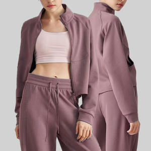 Ropa deportiva gimnasio Jogger pantalones de peso pesado diferentes 3 piezas transpirable mujeres colores Fitness bordado estampado chándales - Product Image 3