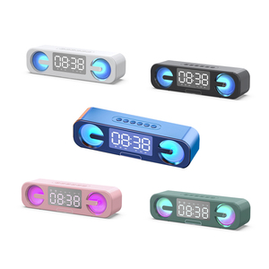 Smart <b>Table</b> <b>Clock</b> with Bluetooth Light and Alarm Radio Speaker - Product Image 3