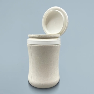 Diseño personalizado <span class=keywords><strong>de</strong></span> fábrica, pulpa compostable moldeada, botella <span class=keywords><strong>de</strong></span> goma <span class=keywords><strong>de</strong></span> mascar, embalaje, contenedor <span class=keywords><strong>de</strong></span> papel ecológico - Product Image 3