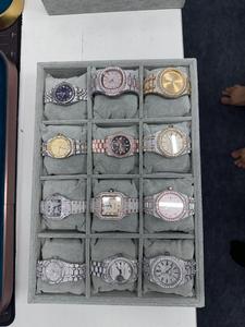 Best Quality Luxury Moissanite Diamond <b>Watch</b> for <b>Men</b> with Full Iced Out Design with Stainless Steel Strap Available for Sale - Product Image 5