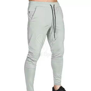 กางเกงวิ่งสำหรับผู้ชายชุดออกกำลังกายผ้าฝ้าย100% พิมพ์โลโก้ตามสั่ง - Product Image 1