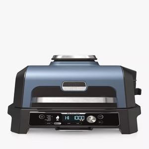 Parrilla y Ahumador Eléctrico para Exteriores con Control Inteligente de Temperatura y Conectividad a Aplicación, Tamaño XL, Azul - Product Image 1