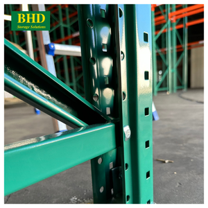 Vietnam Steel Customized Length Beam Orange Color Teardrop Selective Pallet <b>Rack</b> 5 Layer Corrosion Protection 11000-51000lbs - Product Image 3