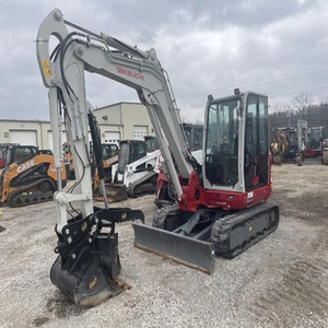 Excavadora compacta Takeuchi TB370 de 6.7 toneladas, 56.9 HP, motor turbo diésel, profundidad de excavación de 4.08 m, alcance de 6.69 m, fuerza de ruptura de 65 kN, en venta. - Product Image 1