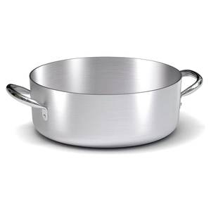 Casserole en aluminium Ballarini 28 cm, série professionnelle 6800, argent satiné 6816.28, pour les essentiels de cuisine - Product Image 1