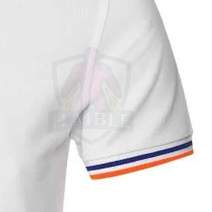 เสื้อยืดผู้ชายเนื้อผ้าถักแบบเรียบ สวมใส่สบาย แห้งเร็ว ระบายอากาศได้ดี ผลิตจากผ้าฝ้ายผสมโพลีเอสเตอร์ แขนสั้น สไตล์ลำลอง - Product Image 3