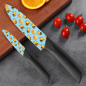 Juego de 3 Cuchillos de Cocina de Cerámica Hechos a Mano, con Hoja de Cerámica y Mango de Plástico, Afilados, Duraderos, Aptos para Lavavajillas, Entrega Rápida, Gran Stock - Product Image 6