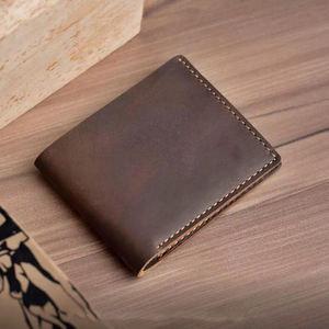 Crazy Horse Portefeuille en cuir véritable RFID Blocage Slim Protect Pop up Titulaire de la carte CHW-0020B - Product Image 1