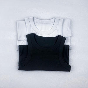 Camiseta sin mangas con diseño personalizado de lana de rizo francés lavado de peso medio para hombre - Product Image 3