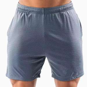 Pantalones Cortos Personalizados para Hombre, Tela de Lona, Transpirables, Cintura Elástica, Diseño Sólido, Estilo Urbano con Bolsillos para Gimnasio - Product Image 1