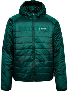 Vente en gros Veste matelassée décontractée en nylon pour hommes Streetwear d'hiver Veste matelassée avec col montant et fermeture éclair Design de mode personnalisé - Product Image 2