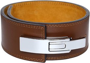 2025ใหม่เข็มขัดหนังวัวสีดำสำหรับยิมเข็มขัดยกน้ำหนักแบบนุ่มสำหรับงานหนัก - Product Image 4