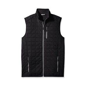 Custom Two Tone Color Block Bubble Padded Down Puffer Waistcoat Gilet <b>Vest</b> for <b>Men</b> - Product Image 3