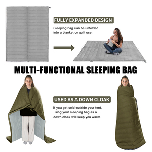 <span class=keywords><strong>Sac</strong></span> <span class=keywords><strong>de</strong></span> <span class=keywords><strong>couchage</strong></span> <span class=keywords><strong>de</strong></span> camping pour adultes <span class=keywords><strong>de</strong></span> type enveloppe en nylon ultra-léger QEZER DUCK <span class=keywords><strong>Down</strong></span> 3 SAISONS Imperméable pour temps froid <span class=keywords><strong>0</strong></span> - Product Image 5