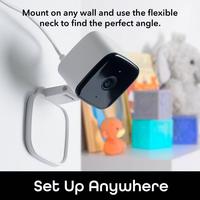 Produits et appareils pour la maison intelligente SIXWGH, caméra intérieure WiFi HD 1080P, audio bidirectionnel, vision nocturne, moniteur pour bébé et animaux domestiques, compatible Alexa et Google Home