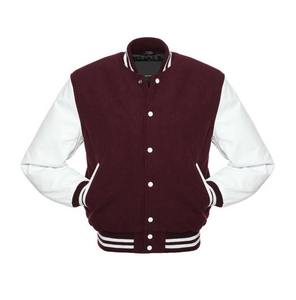 Abrigo de invierno de lona de alta calidad de talla grande para hombre último diseño transpirable Varsity Letterman chaqueta con cuello levantado precio al por mayor - Product Image 3