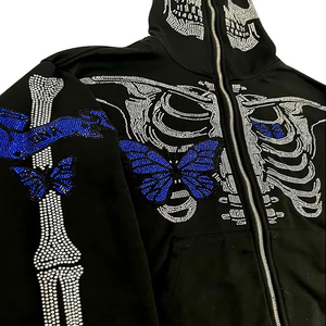 Chándal Informal con Capucha y Pedrería para Hombre, de Secado Rápido, 100% Algodón, Calidad Premium, Ligero, Logotipo y Diseño Totalmente Personalizables - Product Image 5