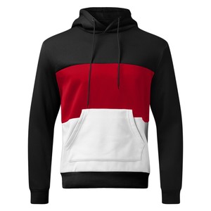 Custom Logo Men's Winter Solid Breathable Cotton/<b>Polyester</b> Heavyweight Pullover <b>Hoodie</b> Regular Fit 2025 - Product Image 3