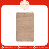 Meistverkaufter Moderner Großer Jute-Teppich-Set Handgewebter Flachflor Natürliche Strukturierte Muster Haustierfreundlich Gepolstert Rutschfest