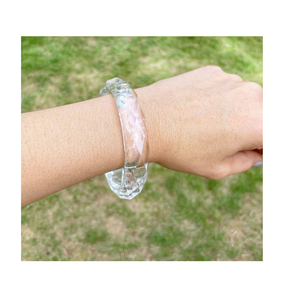 Brazalete acrílico de buena calidad, forma cuadrada, cena, fiesta de granja, brazalete transparente, Color personalizado - Product Image 2