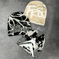 Fabricant de bonnets jacquard tricotés sur mesure, bonnets Y2K, toques en acrylique, bonnets tricotés de haute qualité, bonnets skull cap, bonnets skully