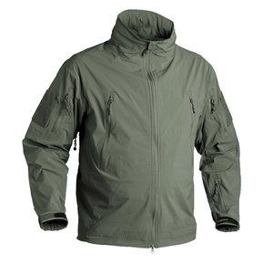 Veste polaire d'hiver chaude softshell pour homme de couleur unie à personnaliser avec sérigraphie brodée et impression numérique par sublimation - Product Image 4