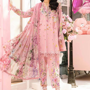 Conjunto Salwar Kameez de Color sólido para mujer, vestido informal de césped transpirable de secado rápido, ropa femenina tradicional, estilo indio pakistaní - Product Image 1