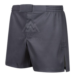 กางเกง MMA สีพื้นสำหรับผู้ชายรุ่นใหม่ รับผลิตแบบ OEM ขายส่ง กางเกง MMA ผลิตตามสั่ง - Product Image 2