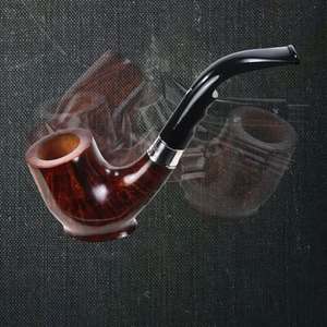 Pipa de Madera Premium para Fumar a Mano, Reutilizable, Portátil, Tabaco, Artesanía Hecha a Mano, Hierbas, Pipas de Color Madera de Baquelita con Accesorios para Fumar - Product Image 2