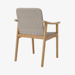 เก้าอี้เลานจ์ทำจากไม้เนื้อแข็งและทอเหมาะสำหรับการพักผ่อนและ1001737สนุกสนาน - Product Image 3