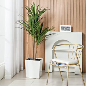 Grandes jardinières d'extérieur, plantes d'intérieur, grandes jardinières suspendues, fournitures de jardinage, minimalisme, petit <span class=keywords><strong>pot</strong></span> de fleurs vintage auto-arrosant - Product Image 3
