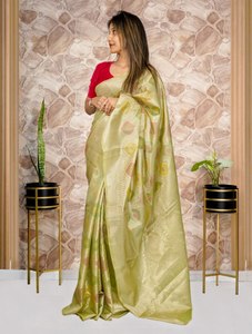 2025 bán buôn sarees thiết kế đảng & Wedding mặc Bridal lụa banarasi kanjivaram georgette chiffon nhà máy trực tiếp giá - Product Image 3