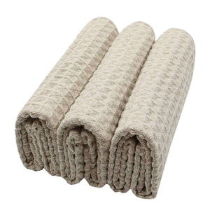 Prix usine 100% coton torchons de cuisine torchons torchon Style uni tricoté Techniques disponibles carré Pakistan fournisseur - Product Image 5
