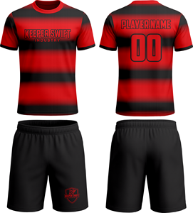 Conjunto de Uniforme de Fútbol, Equipación de Fútbol, Camiseta de Fútbol Personalizada, Camiseta y Pantalones Cortos de Fútbol, Uniforme de Equipo de Fútbol, Sublimado - Product Image 1