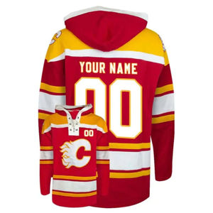 NOUVEAU 2025 Sweat à capuche de hockey sur glace en twill brodé imperméable et respirant de haute qualité, personnalisé, polaire d'hiver 100% polyester - Product Image 1